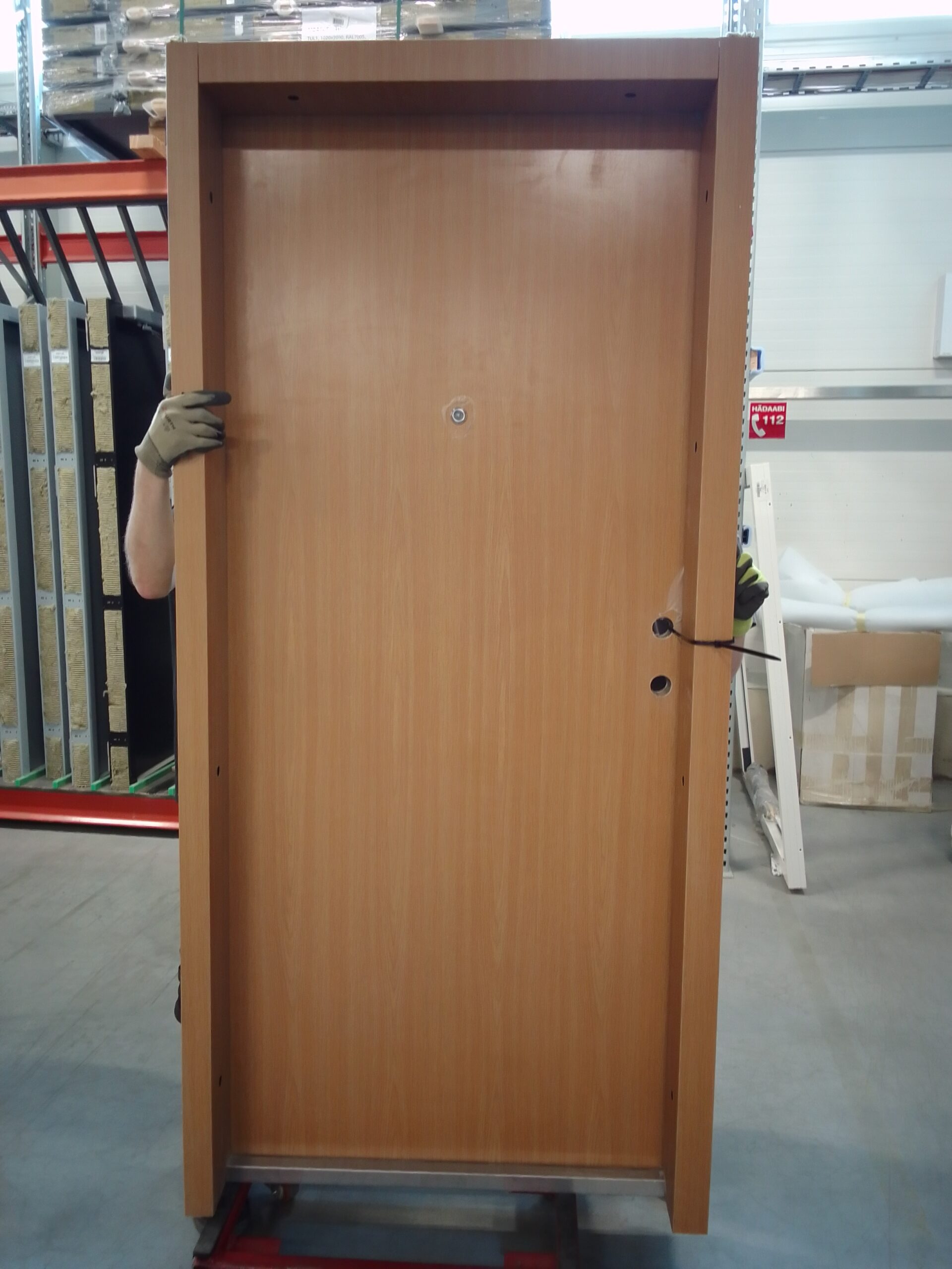 Tulekindel silemetalluks TU7 (ühepoolne) mõõdud 980x2090